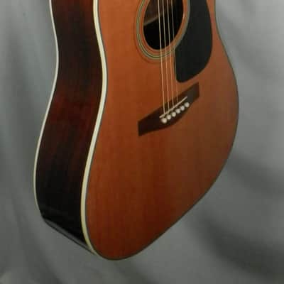 A LoPrinzi LR-20 Dreadnought Acoustic Guitar with case used image 11