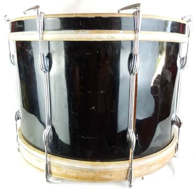 Premier 14x22" Bass Drum Birch Black Virgin Vintage50+Pre-International Calfskin image 4