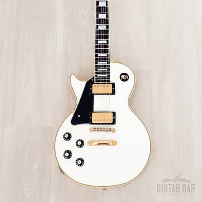 1990 Greco Mint Collection EGC-600LH Custom Left-Handed Alpine White, Japan Fujigen image 2