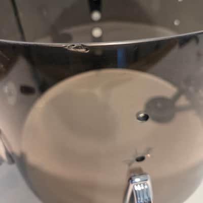 13" Ludwig  Vistalite tom - Smoke black, mid 70's image 17