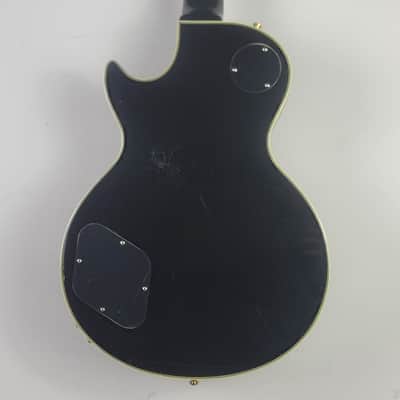 1989 Epiphone Black Beauty 1957 Style Les Paul Custom Modified - Ebony, Made in USA? (First Year Prototype?) image 2