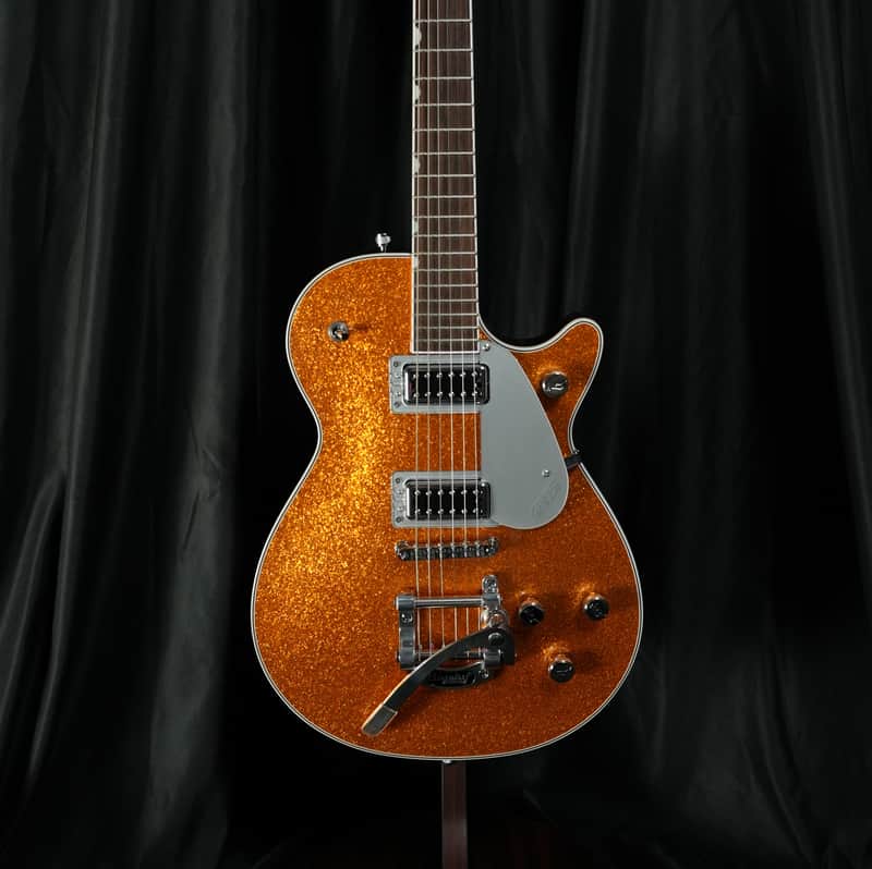 Gretsch G5230T Electromatic® Sparkle Jet™ FT Single-Cut with Bigsby® 2025 - Gold Sparkle image 1