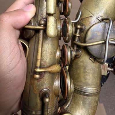 Vintage 1914 Conn Elkhart Soprano Saxophone w/ Case - Fair Condition image 14