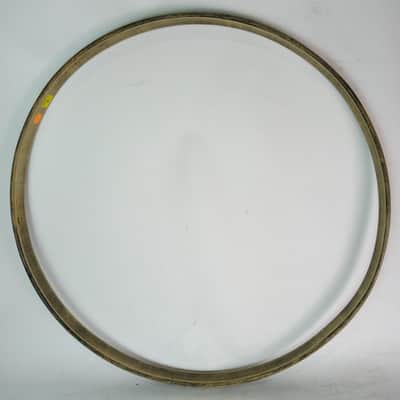 Slingerland 24" 1-Ply Maple Bass Drum Hoop/Rim Black Paint/Inlay Channel Vintage image 2