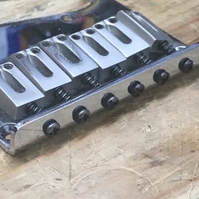 Fender Modern Style 6 Bonus Gotoh? Saddles Guitar Bridge Squier? Tele NOS Relic image 6