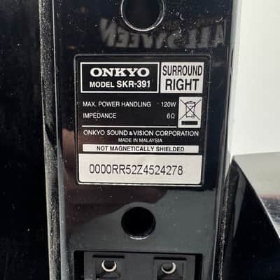 Onkyo SKR391 Surround Sound Speaker System 5 Channels Home Theater HiFi Stereo image 6