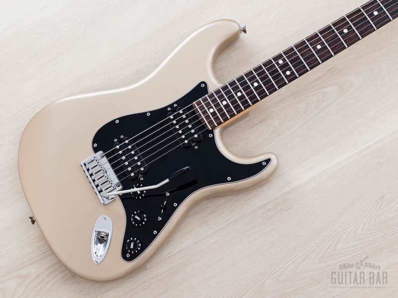 2006 Fender American Stratocaster HH Double Fat Shoreline Gold w/ S1 & Case, Big Apple