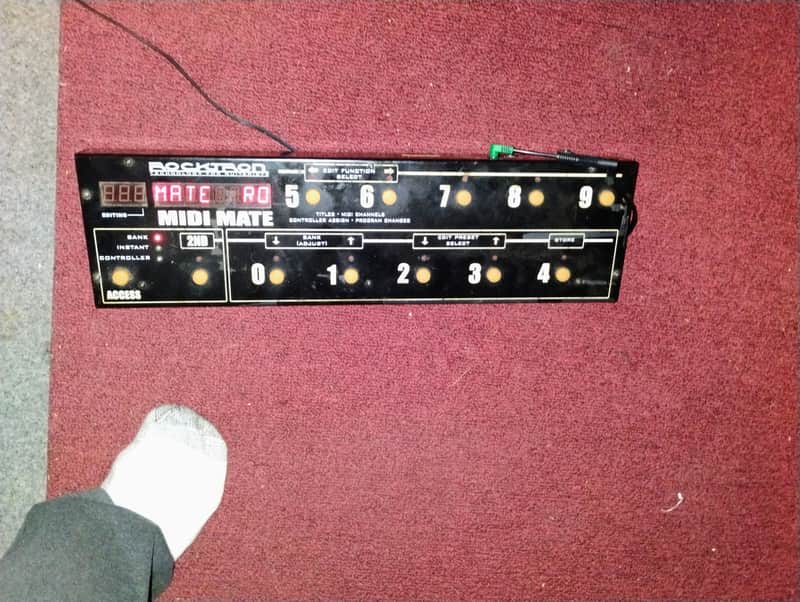 Rocktron MIDI Mate Foot Controller | Reverb