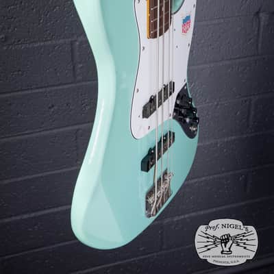 Fender Japan JB62-US Jazz Bass Sonic Blue – US Pickups Flame Maple Neck CIJ image 7
