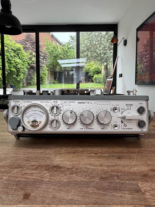 Nagra IV-L Portable Reel-to-Reel Recorder – Serial No. 2359903 image 1