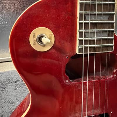 Guitar Fetish LP body+neck project - Red quilt image 3