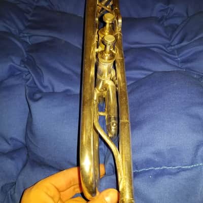 The New Yorker 1920's Silver Plated Trumpet Peashooter Perfect Project! new pics image 13