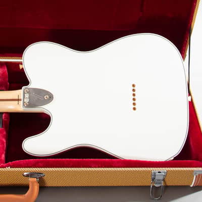 2012 Fender MIJ TN72G Thinline Super Deluxe Telecaster Olympic White Gold Hardware Japan w/ HSC Bild 7