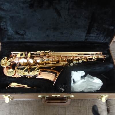 Monique Pro Series Alto Saxophone (SELMER/BUFFET CLONE) 1990s - Copper & Brass image 1