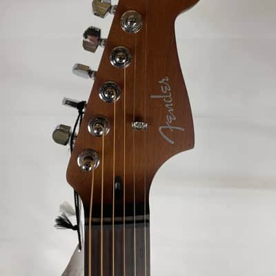 Fender Acoustasonic Standard Jazzmaster Acoustic-Electric Guitar, Solid Spruce Top, Honey Burst image 3