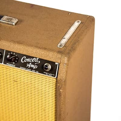 Fender Concert Amp With Fender Reverb Tank Owned by Brian Setzer image 9