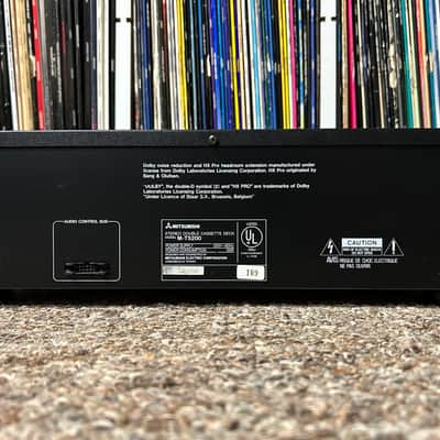 Mitsubishi M-T5200 Stereo Double Cassette Deck Dual Tape Player TESTED READ image 14