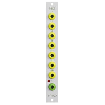 Tiptop Audio Mix7 Eurorack Analogue Summing Mixer Module (White) image 7