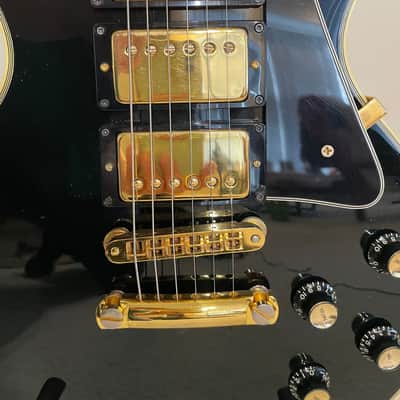 1976 Gibson Les Paul Custom - 3 Humbucker Pickup "Black Beauty" (Original) image 9