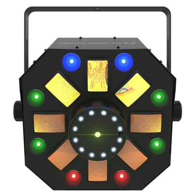 Chauvet DJ Swarm Wash FX ILS RGBAW+UV LED DMX Derby/Laser/Strobe Light+Carry Bag image 11