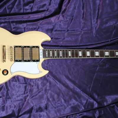 Epiphone G-400 1961 Les Paul SG Custom 2004 Vintage White | Reverb