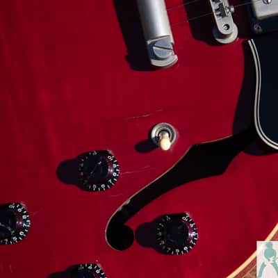 1997 Gibson (Good Wood Years) ES-335 Dot Figured - Cherry Red - Yamano Hand Picked Export - Pro Set Up! (Perfect Frets/Action/Intonation) - Tons of MOJO image 13
