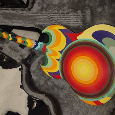 2024 Epiphone Gibson SG '61 "FOOL" Psychedelic Cream Eric Clapton/Todd Rundgren Custom Paintjob w/Case image 11