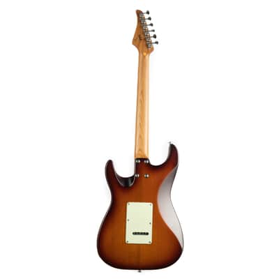 EART YMX-SG3,Roasted Book-match Mahogany Solid Body,22 Stainless Steel Frets,6-Point Synchronized Tremolo image 2