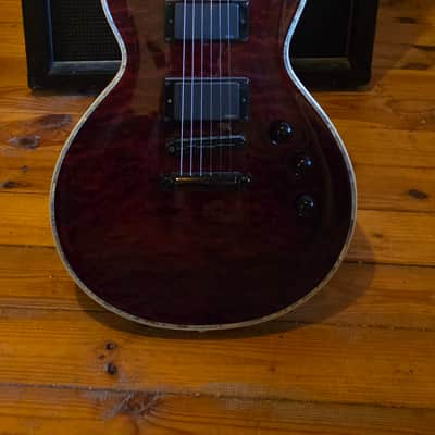 ESP LTD EC-1000 Deluxe – Made in Korea – EMG Pickups – Wine Red – c.2007 image 1