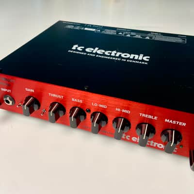 TC Electronic BQ250 Thrust 250-Watt Bass Head - Red image 1