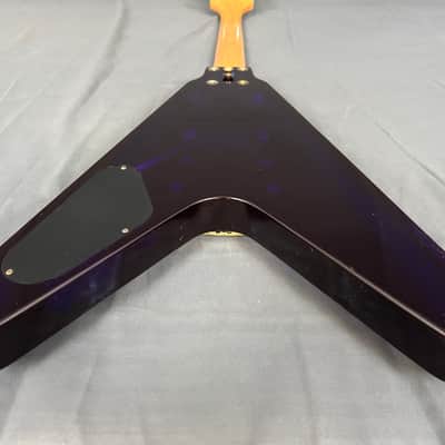 Galveston Electric Guitar Purple Transparent Lucite Acrylic with Case image 14