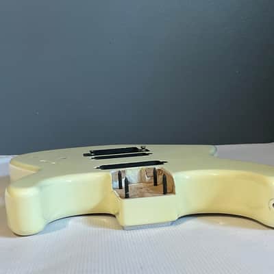 2017 Charvel Mexico San Dimas Pro Mod 2H White/Cream Guitar Body Floyd Ready image 23