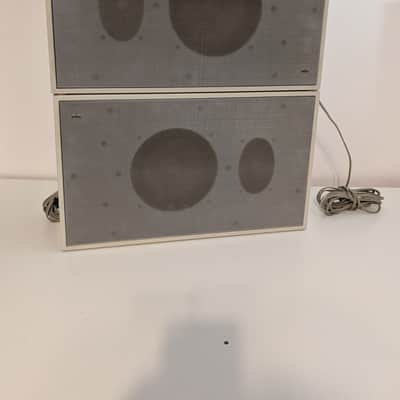 Speakers Lautsprecher Braun L450 For TS45 Audio 1 300  Dieter Rams 1968 - White Working image 6