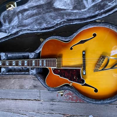 D'Angelico Left Handed DAngelico EXL-1 Hollow Body Jazz Guitar - Ice Tea image 1