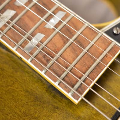 Vintage 1966 Gibson ES-175D - Super Rare "Royal Olive" factory finish Custom Order!  Amazing player! image 11