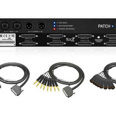 Flock Audio PATCH Patchbay | 8 Custom 3ft. Standard Mogami DB25 Cables image 1