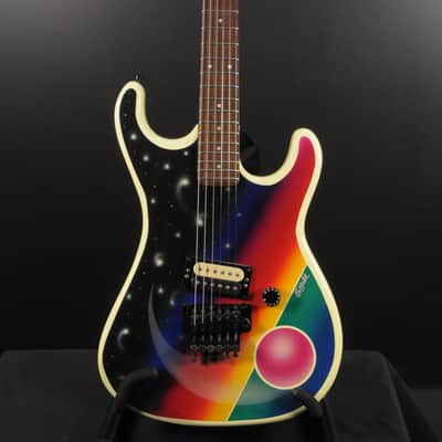 Vintage Kramer 1985 Baretta Guitar Art Graphic Super Rare image 3