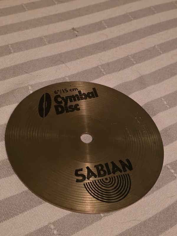 Sabian CD Cymbal Disc 6"/15cm Bell 1990s image 1