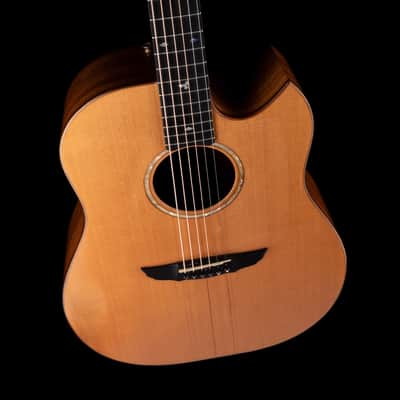 Vintage 1988 Goodall PSC-332 Natural Acoustic Electric Guitar With Case image 4
