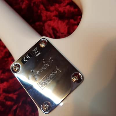 Fender Supreme Stratocaster Limited Edition Rare Collectible White Strat image 14