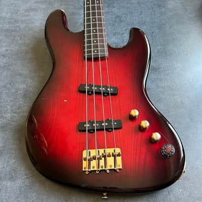 Tokai Custom Edition Jazz Bass Made in Japan 1991 - Transparent Red image 18