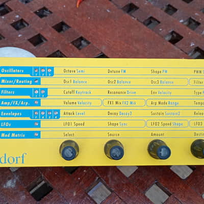 Waldorf Micro Q Rackmount Synthesizer 1999 - 2011 - Yellow image 6