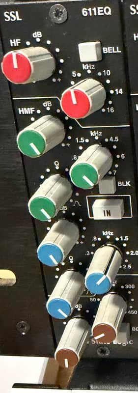 Solid State Logic 611EQ 500-Series Equalizer Module 2012 - Present - Black image 1