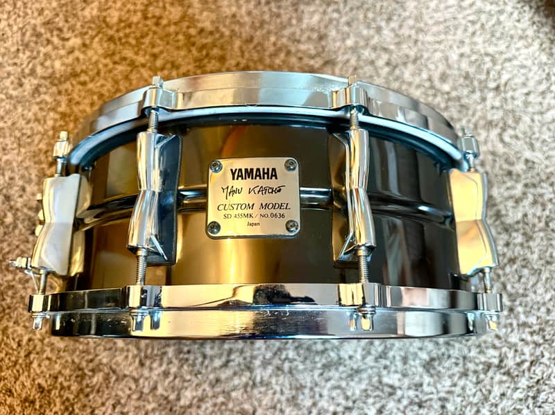 Yamaha Manu Katché 14" x 5.5" signature snare drum seamless 2nd Gen (SD455MK) image 1