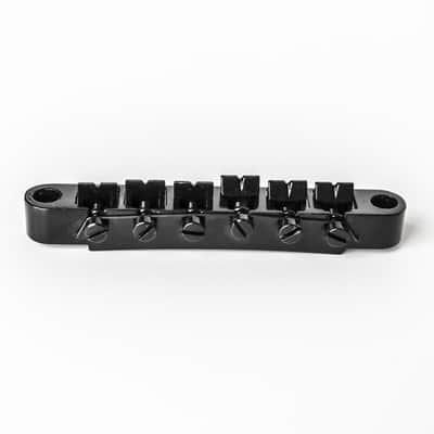 Brio Tune-O-Matic Bridge Les Paul  Black image 3