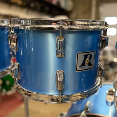 Rogers XP8 Six Piece Drum Set - 1980s - Blue Mist image 12