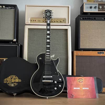 Gibson Custom Shop Les Paul Custom EB/CH seltenes Exemplar mit Chrome Hardware! 2007 - Ebony with Chrome Hardware image 20