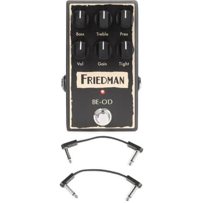 Friedman BE-OD Overdrive Pedal with 3 Patch Cables image 2