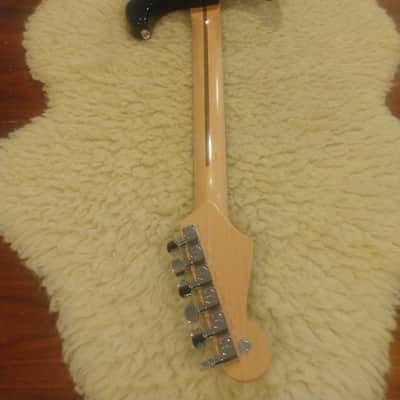 Fender 2005 MIM Stratocaster Standard 60th Anniversary HSS Black w/Padded Gig Bag image 11
