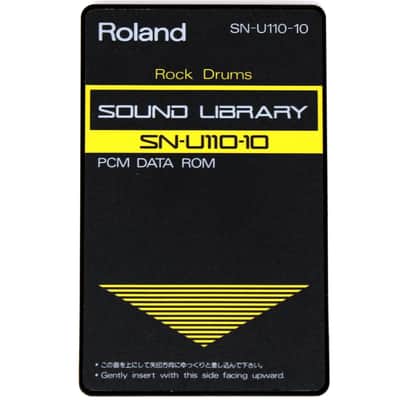 Roland SN-U110-10 Rock Drums Sound Library Rom Card For U-110 U-220 image 1